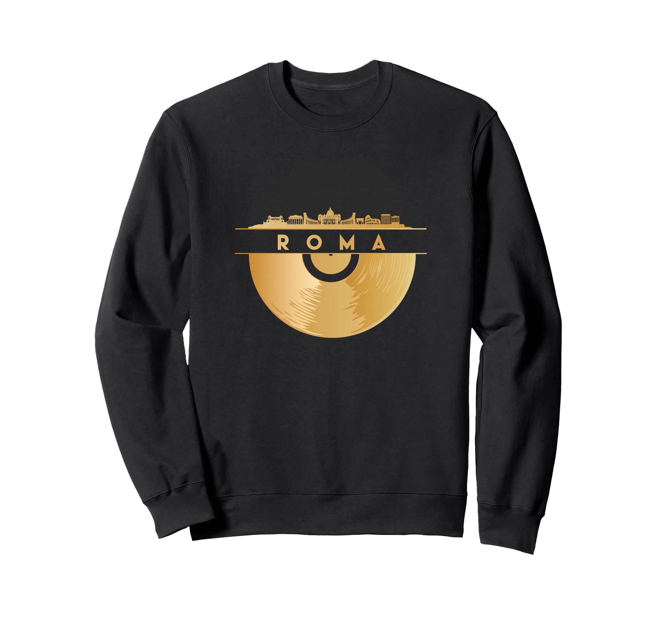 Vinyl Record Player Disco Music Sweatshirt - Novelty Apparel for Adults - T-Shirt, Sweatshirt, Hoodie