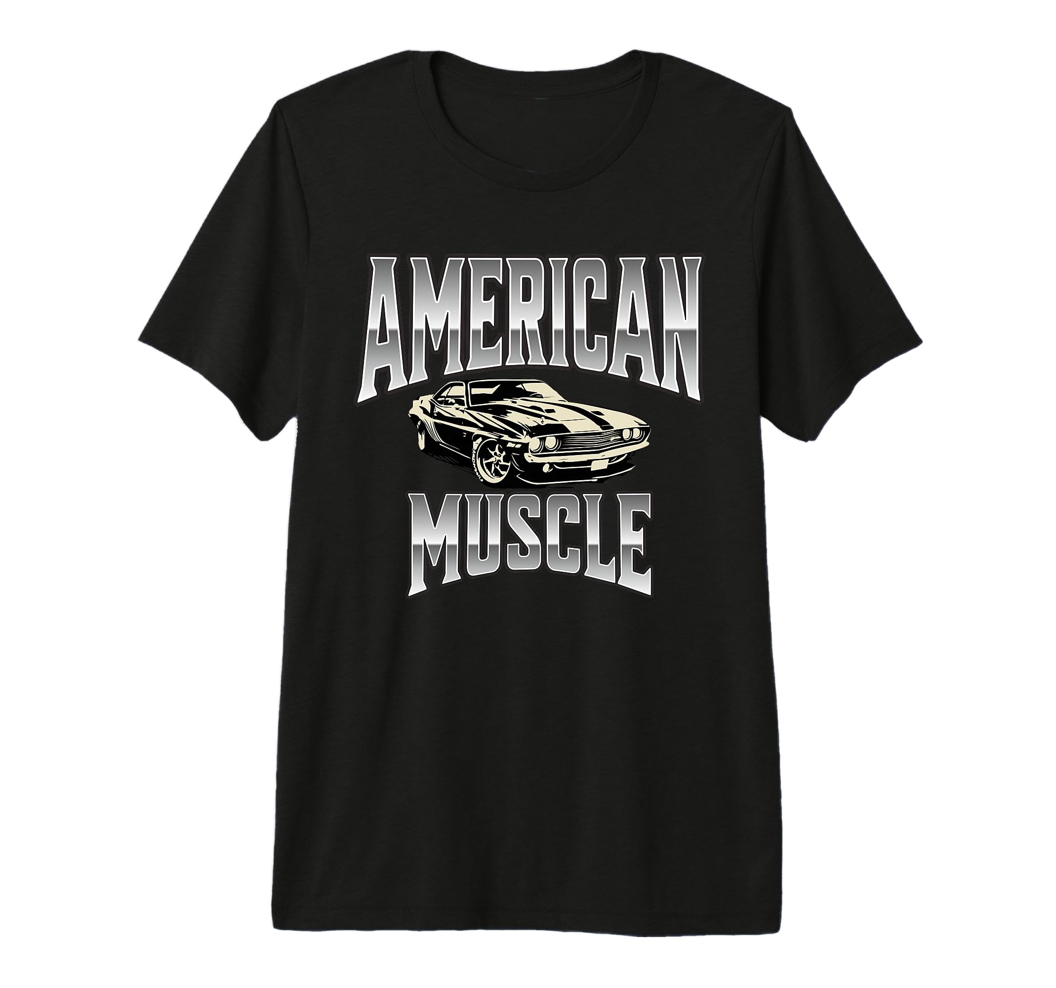 American Muscle Car Car Tri Blend T-Shirt - Streetwear Style for Adults - T-Shirt, Sweatshirt, Hoodie