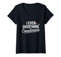 Womens I Even Overthink Compliments T-Shirt - Aesthetic Graphic for Adults - T-Shirt, Sweatshirt, Hoodie