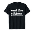 End Stigma Mental Health Awareness T-Shirt - Trendy Graphic for Adults - T-Shirt, Sweatshirt, Hoodie