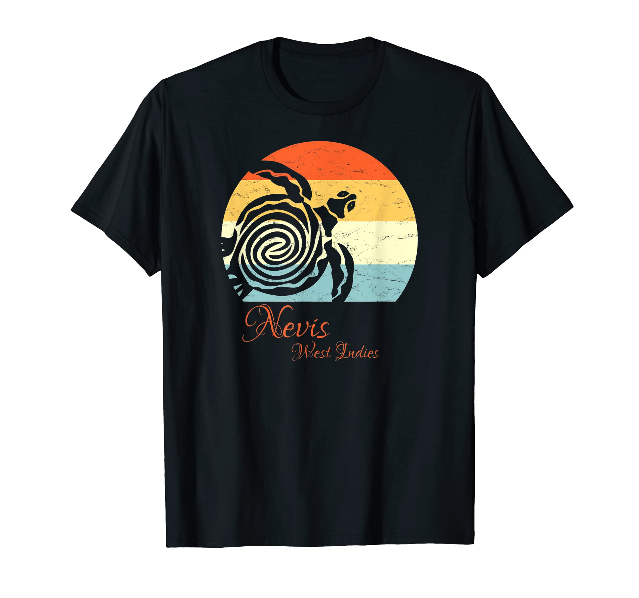 Nevis West Indies Sea Turtle Vacation T-Shirt - Trendy Graphic Unisex - T-Shirt, Sweatshirt, Hoodie
