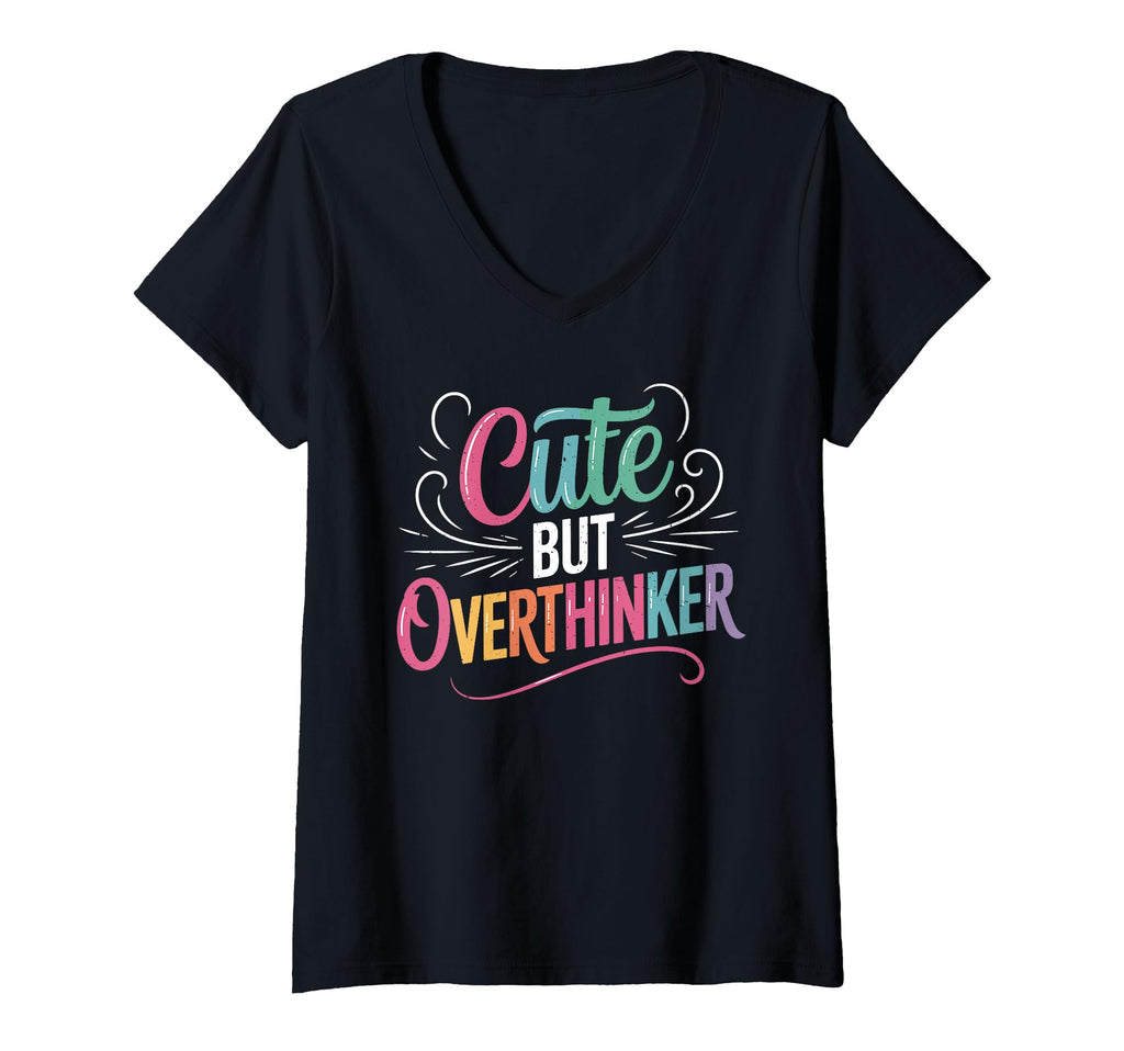 Womens But Overthinker Introvert T-Shirt - Trendy Graphic for Adults - T-Shirt, Sweatshirt, Hoodie