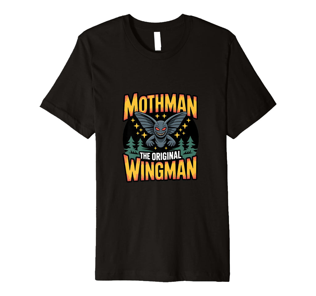 Moth Mann Cryptid Anti Social Butterfly T-Shirt - Minimalist Print Unisex - T-Shirt, Sweatshirt, Hoodie