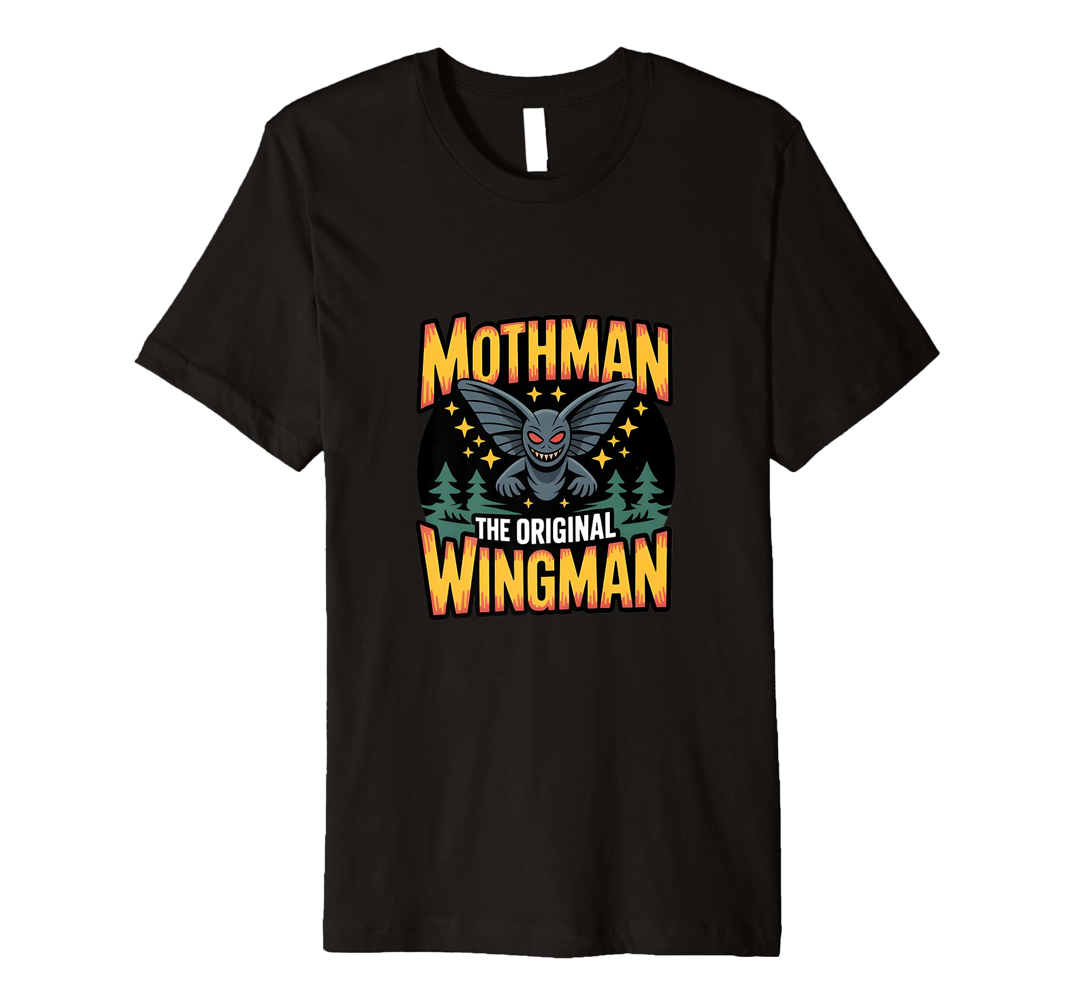 Moth Mann Cryptid Anti Social Butterfly T-Shirt - Minimalist Print Unisex - T-Shirt, Sweatshirt, Hoodie