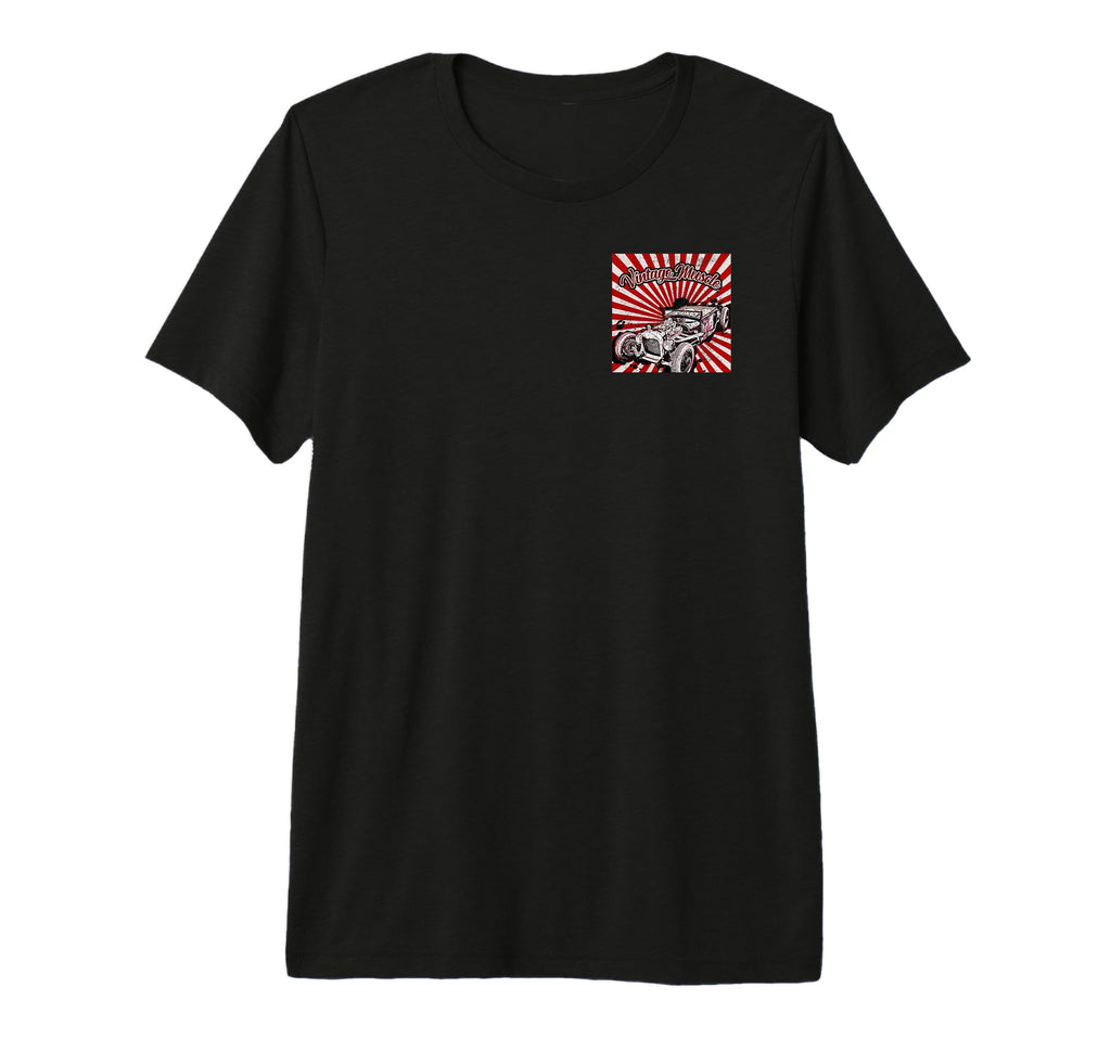 Muscle Car Roadster Tri Blend T-Shirt - Novelty Apparel for Adults - T-Shirt, Sweatshirt, Hoodie