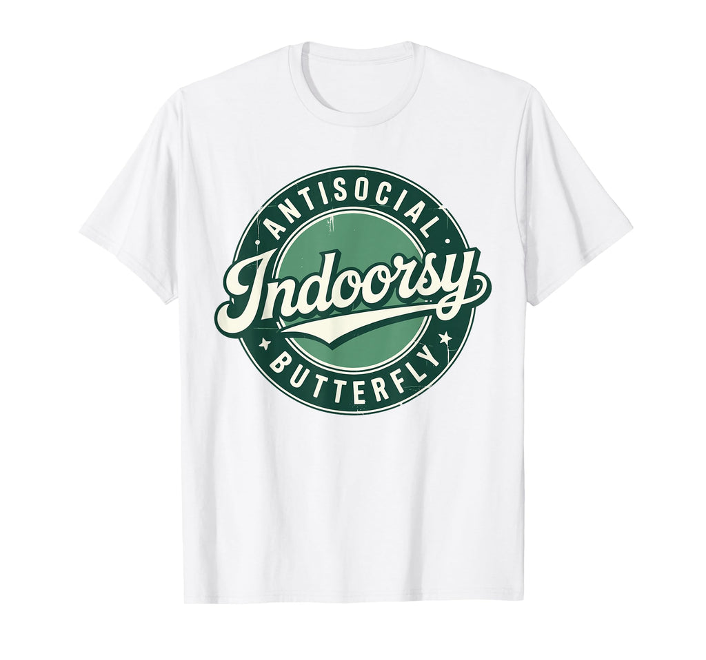 Indoorsy Antisocial Butterfly Antisocial T-Shirt - Minimalist Print Unisex - T-Shirt, Sweatshirt, Hoodie