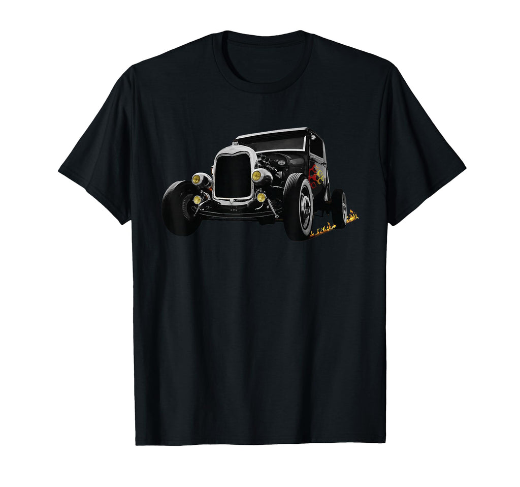 Hot Rod Car Race Hotrod Rat Rod Dad T-Shirt - Graphic Print Men Women - T-Shirt, Sweatshirt, Hoodie