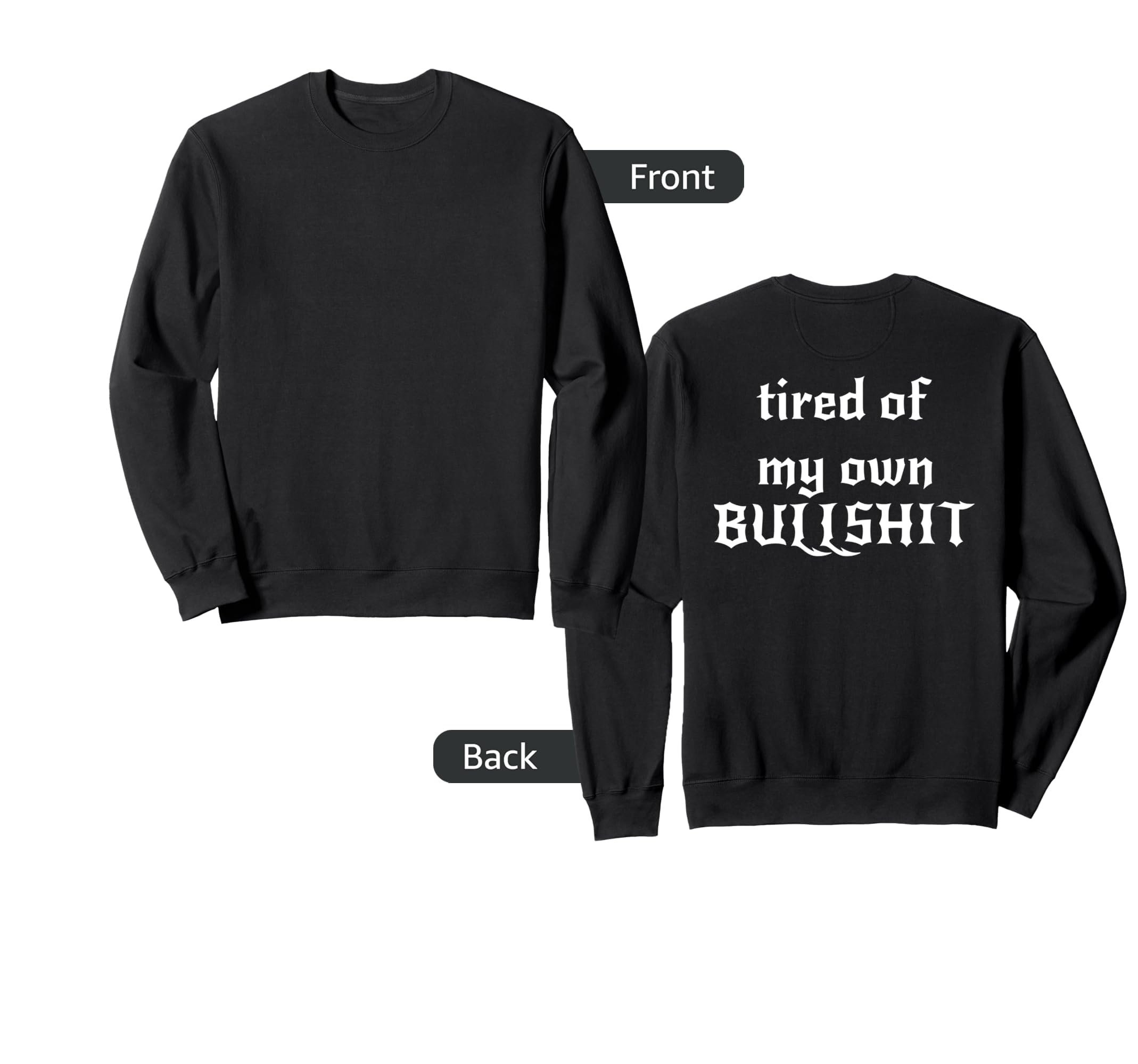 Aesthetic Relatable Mental Health Sweatshirt - Trendy Graphic for Adults - T-Shirt, Sweatshirt, Hoodie