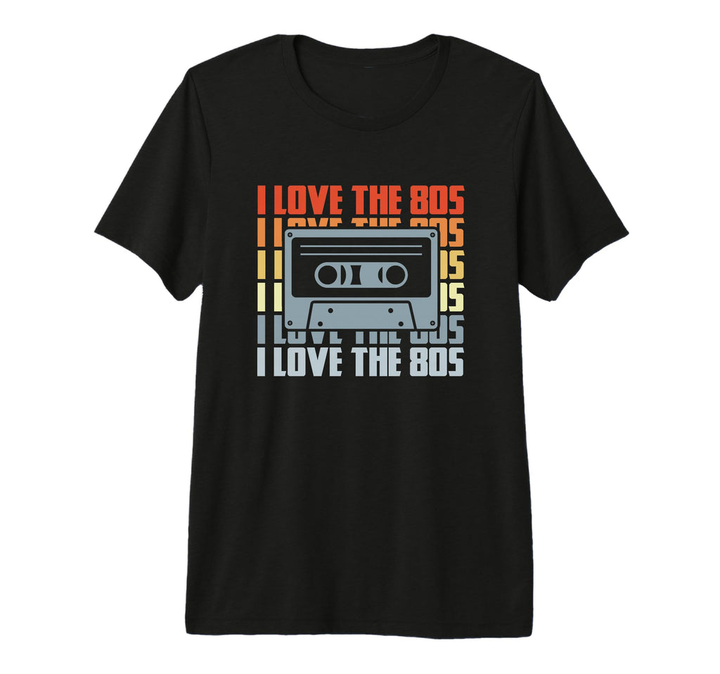 80S Lover Synthwave Tri Blend T-Shirt - Aesthetic Graphic for Adults - T-Shirt, Sweatshirt, Hoodie