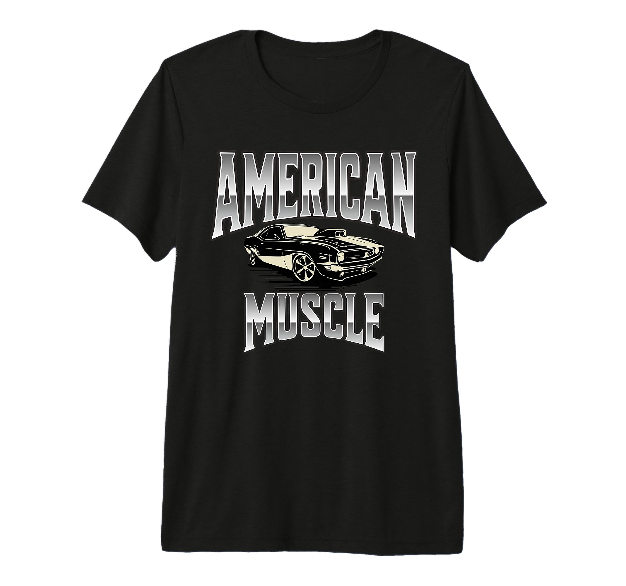 American Muscle Car Car Tri Blend T-Shirt - Fun Novelty Design Men Women - T-Shirt, Sweatshirt, Hoodie