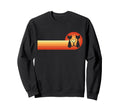 Cats Silhouettes Heart Sunset 70S Sweatshirt - Graphic Print Men Women - T-Shirt, Sweatshirt, Hoodie