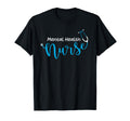 Stethoscope Mental Health Nurse T-Shirt - Unique Graphic Unisex - T-Shirt, Sweatshirt, Hoodie