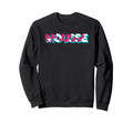Mousse Color Block Text 80S Pop Sweatshirt - Streetwear Style for Adults - T-Shirt, Sweatshirt, Hoodie