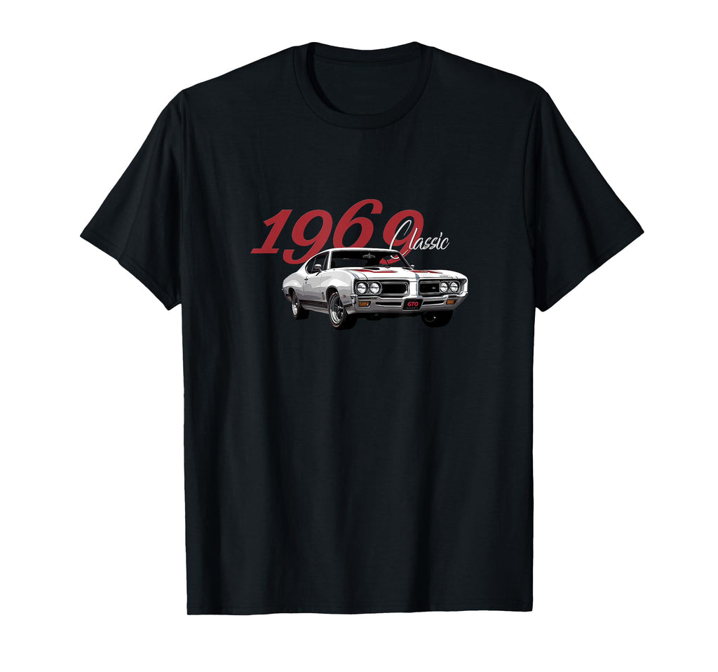 1969 Gto American Muscle Cars Hot T-Shirt - Minimalist Print for Adults - T-Shirt, Sweatshirt, Hoodie