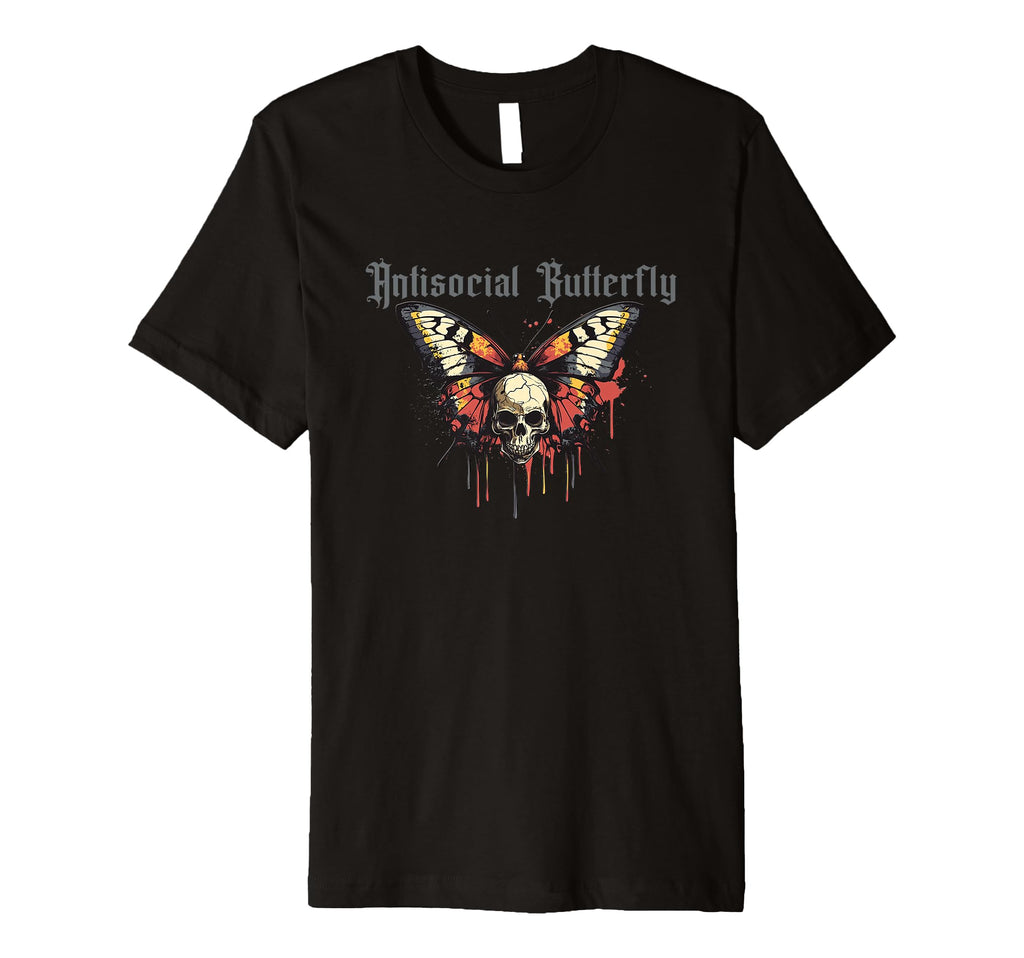 Antisocial Butterfly T-Shirt - Casual Everyday Wear for Adults - T-Shirt, Sweatshirt, Hoodie