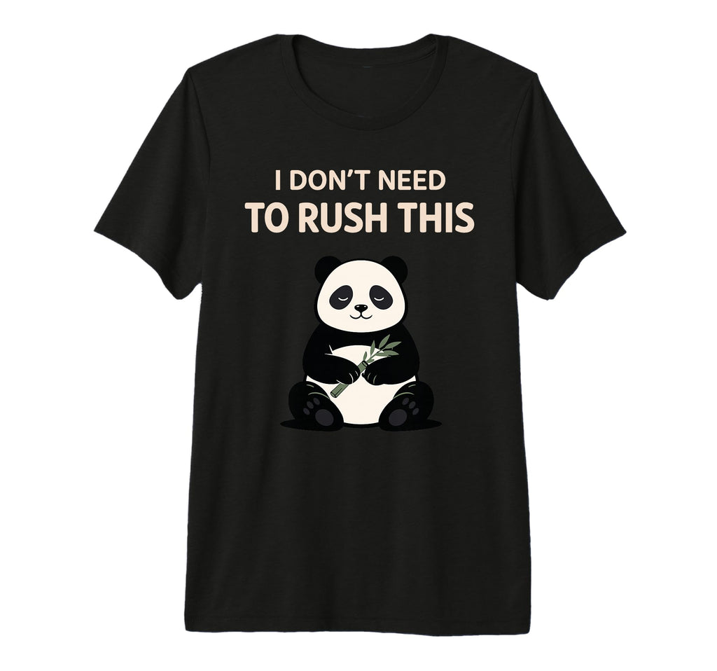 Sleepy Panda Burnout Recovery Stress T-Shirt - Minimalist Print Unisex - T-Shirt, Sweatshirt, Hoodie