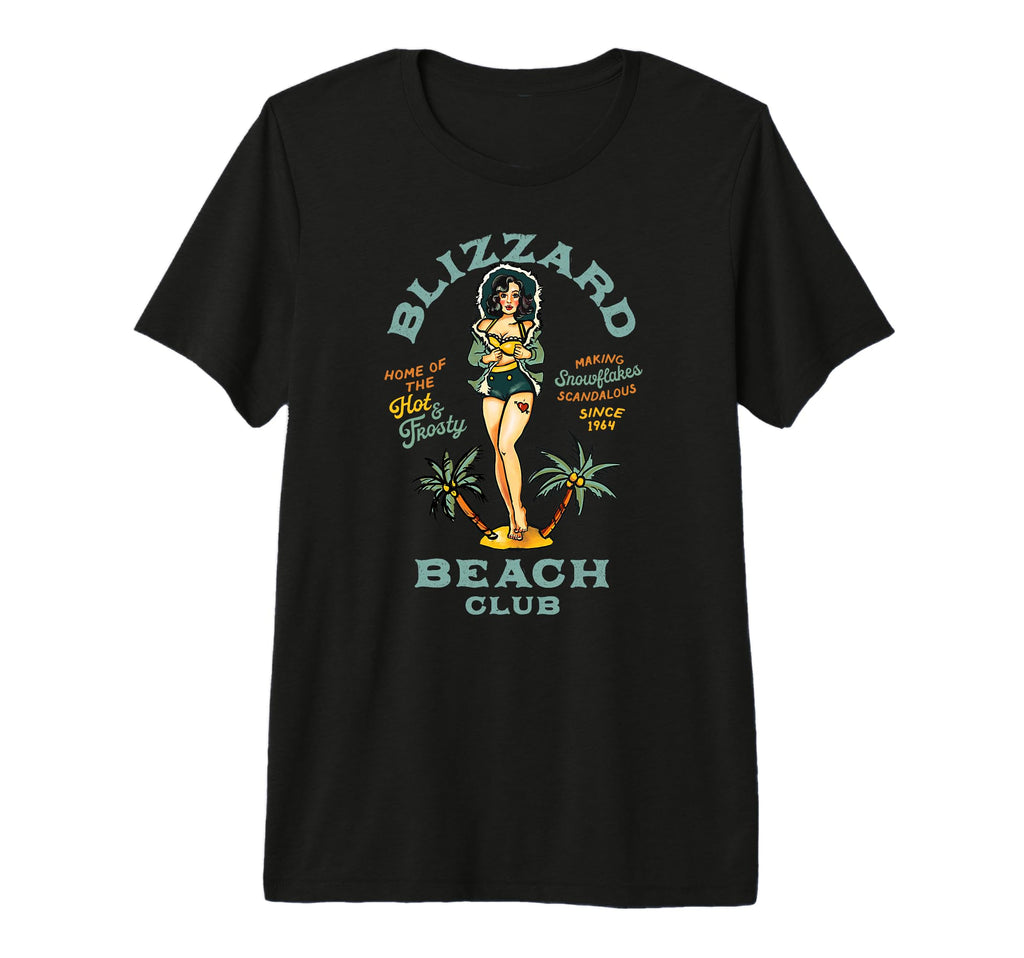 Pin Up Beach Bar Sailor Jerry Tattoo Art T-Shirt - Unique Graphic Unisex - T-Shirt, Sweatshirt, Hoodie