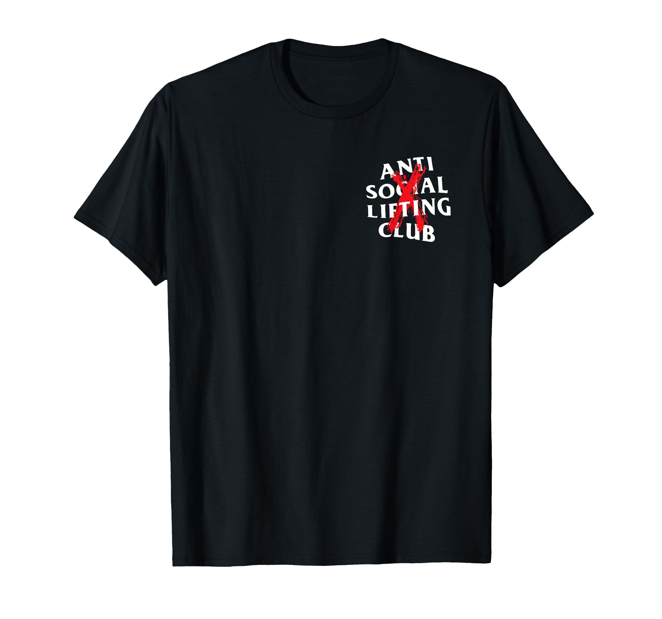 Anti Social Lifting Club Canceled Red T-Shirt - Graphic Print for Adults - T-Shirt, Sweatshirt, Hoodie