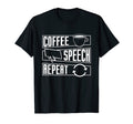 Coffee Speech Repeat Anxiety T-Shirt - Aesthetic Graphic Men Women - T-Shirt, Sweatshirt, Hoodie