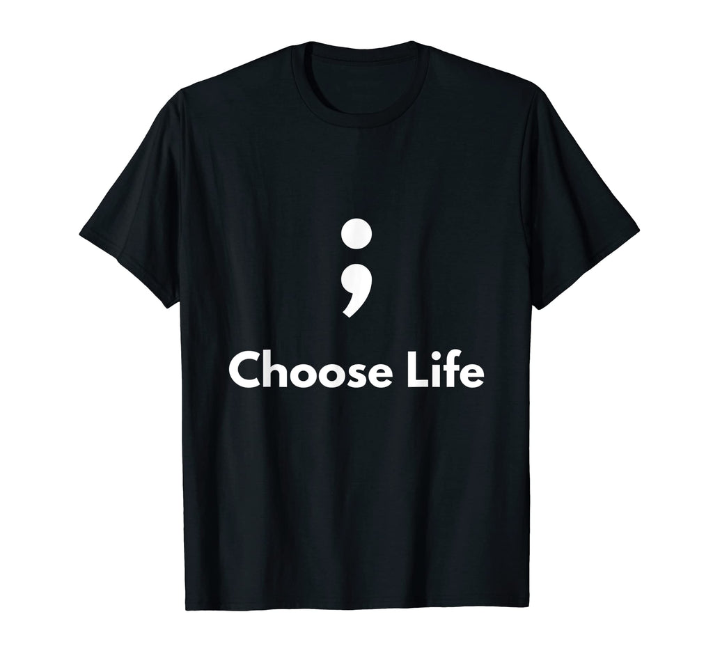 Its Okay Not To Be Okay Semicolon T-Shirt - Streetwear Style Men Women - T-Shirt, Sweatshirt, Hoodie
