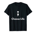 Its Okay Not To Be Okay Semicolon T-Shirt - Streetwear Style Men Women - T-Shirt, Sweatshirt, Hoodie