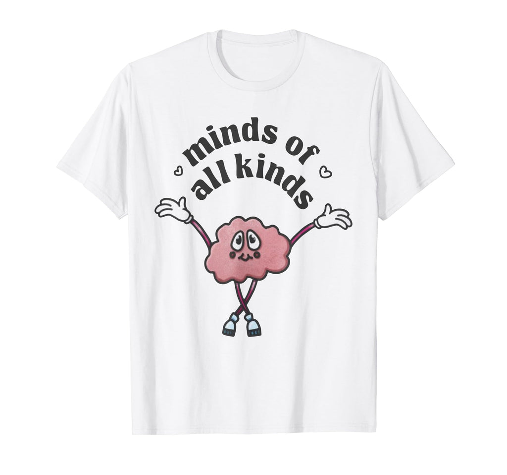 Minds All Kinds 70S Dancing Mental T-Shirt - Unique Graphic for Adults - T-Shirt, Sweatshirt, Hoodie
