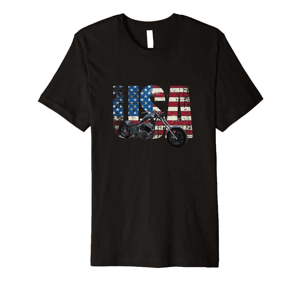 Motorcycle Usa Motorcycle T-Shirt - Graphic Print Men Women - T-Shirt, Sweatshirt, Hoodie