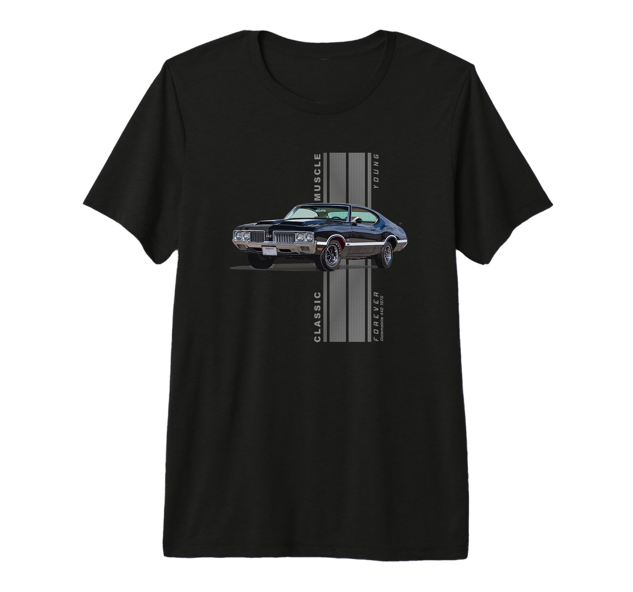 Olds 442 American Muscle Cars Tri Blend T-Shirt - Trendy Graphic Men Women - T-Shirt, Sweatshirt, Hoodie