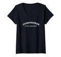 Overthinker But Not Underachiever V Neck T-Shirt - Trendy Graphic Unisex - T-Shirt, Sweatshirt, Hoodie