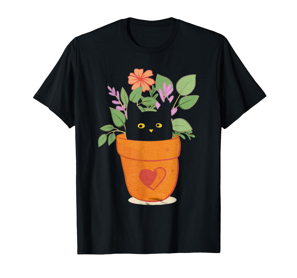 Funny Cat And Plant Plant Lover T-Shirt - Fun Novelty Design Unisex - T-Shirt, Sweatshirt, Hoodie