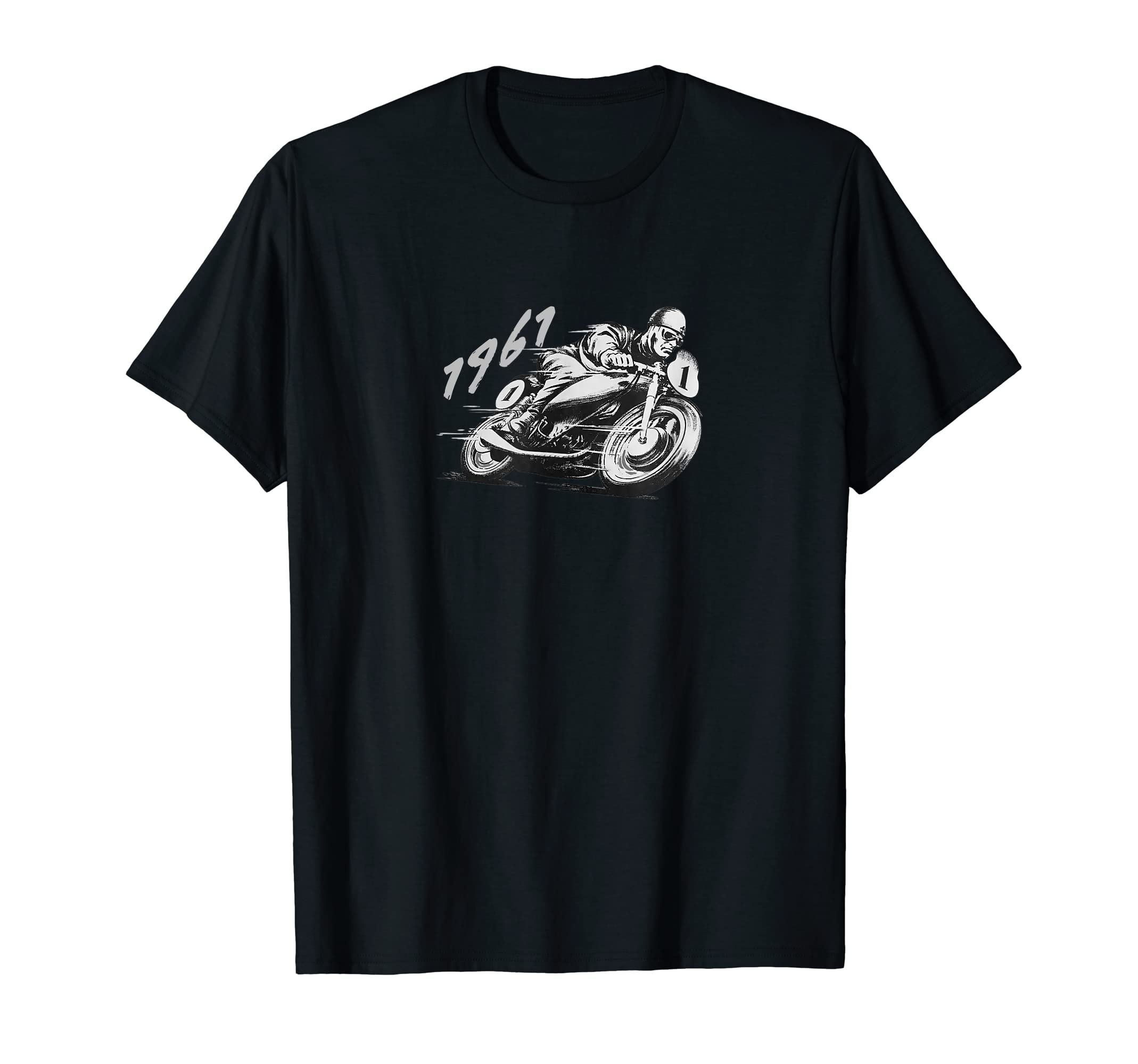 1961 Motorcycle Race T-Shirt - Graphic Print Unisex - T-Shirt, Sweatshirt, Hoodie