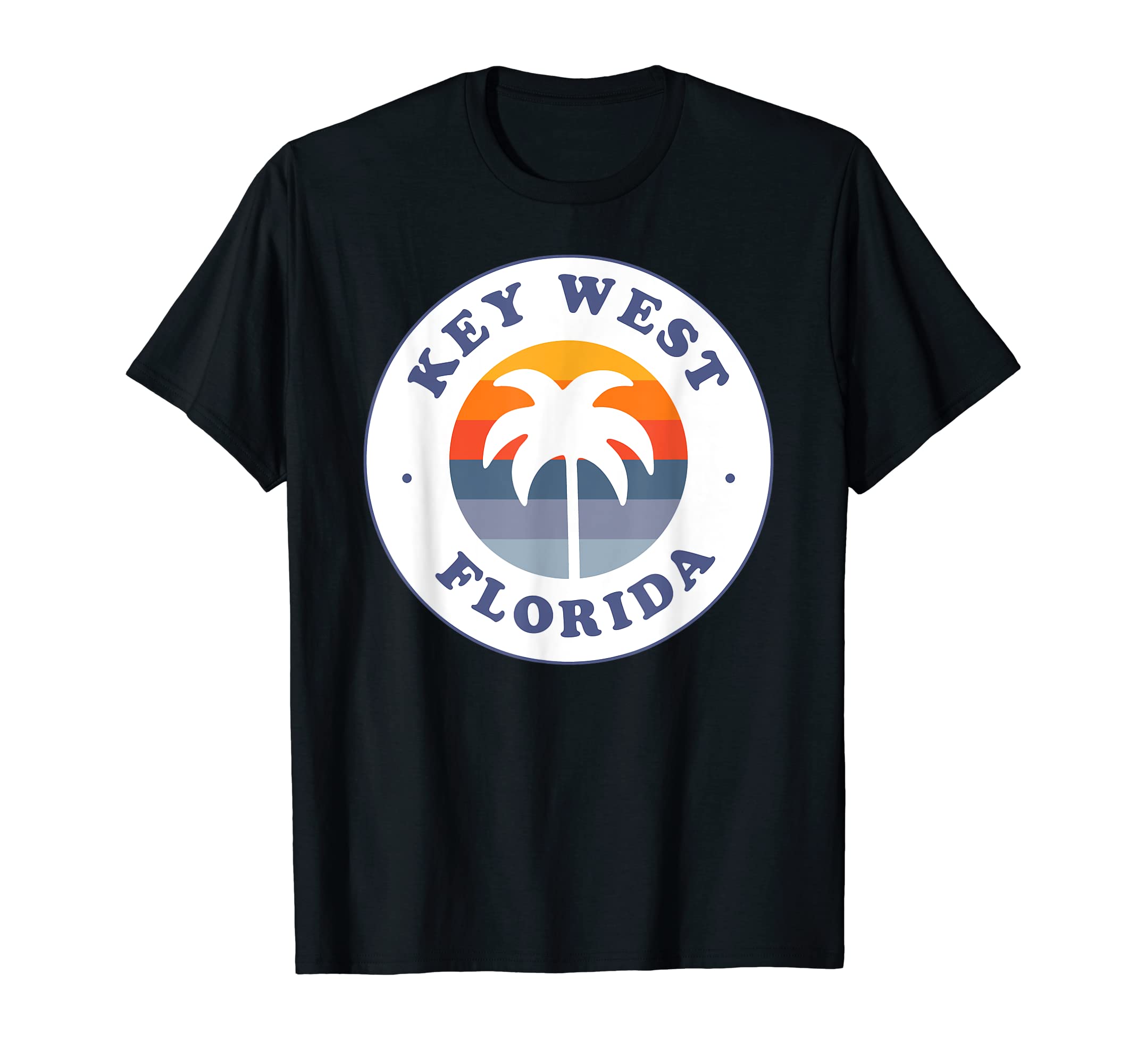 Key West Florida Fl Sunset Palm Tree T-Shirt - Graphic Print Unisex - T-Shirt, Sweatshirt, Hoodie