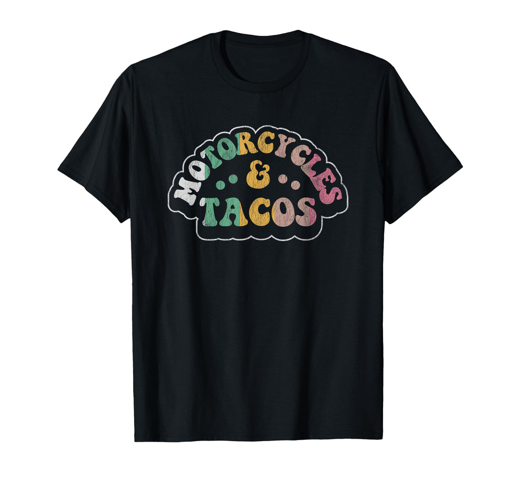 Motorcycles And Tacos T-Shirt - Custom Art Print for Adults - T-Shirt, Sweatshirt, Hoodie
