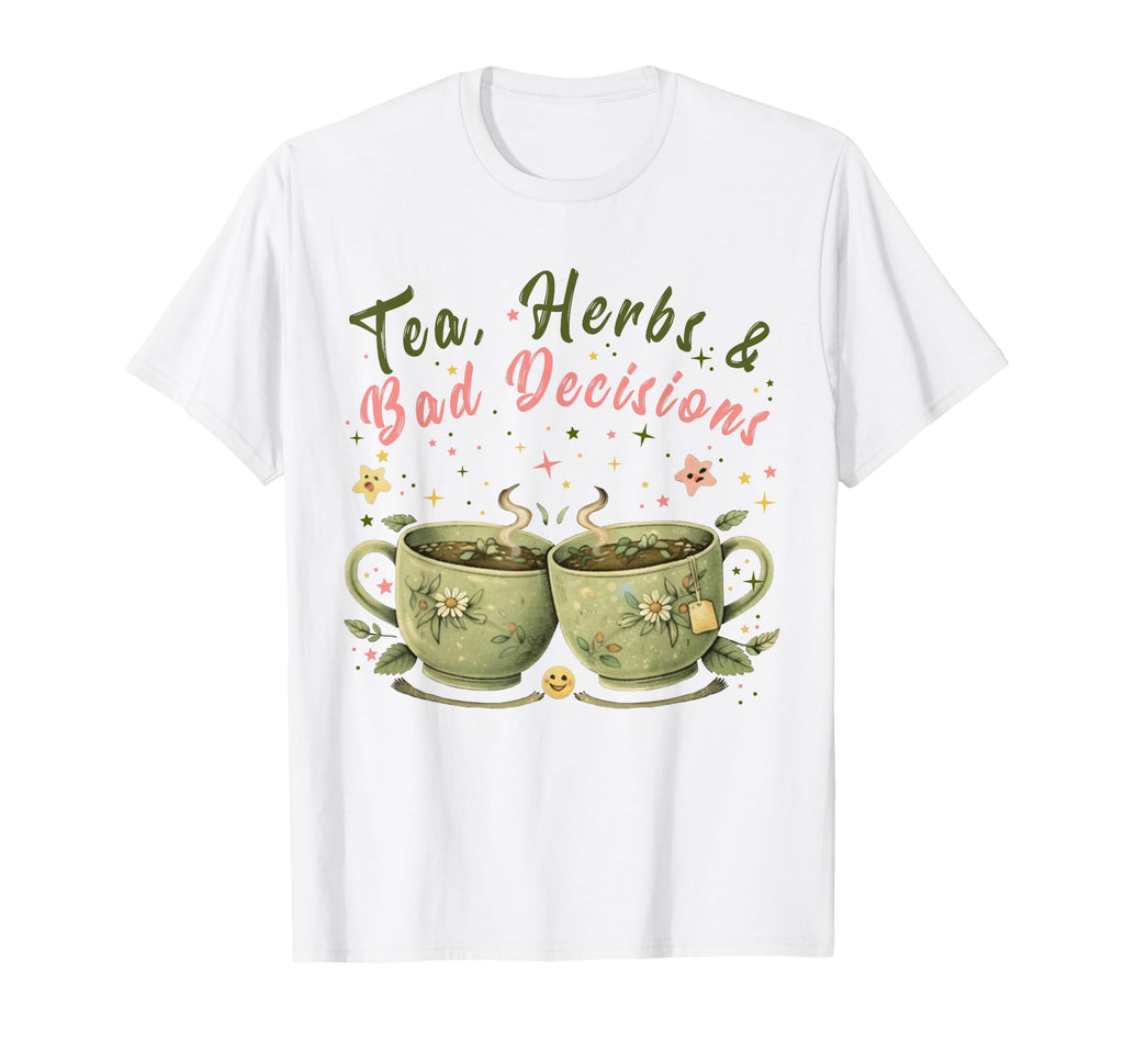 Funny Wellness Vibes Aesthetic Tea T-Shirt - Aesthetic Graphic for Adults - T-Shirt, Sweatshirt, Hoodie