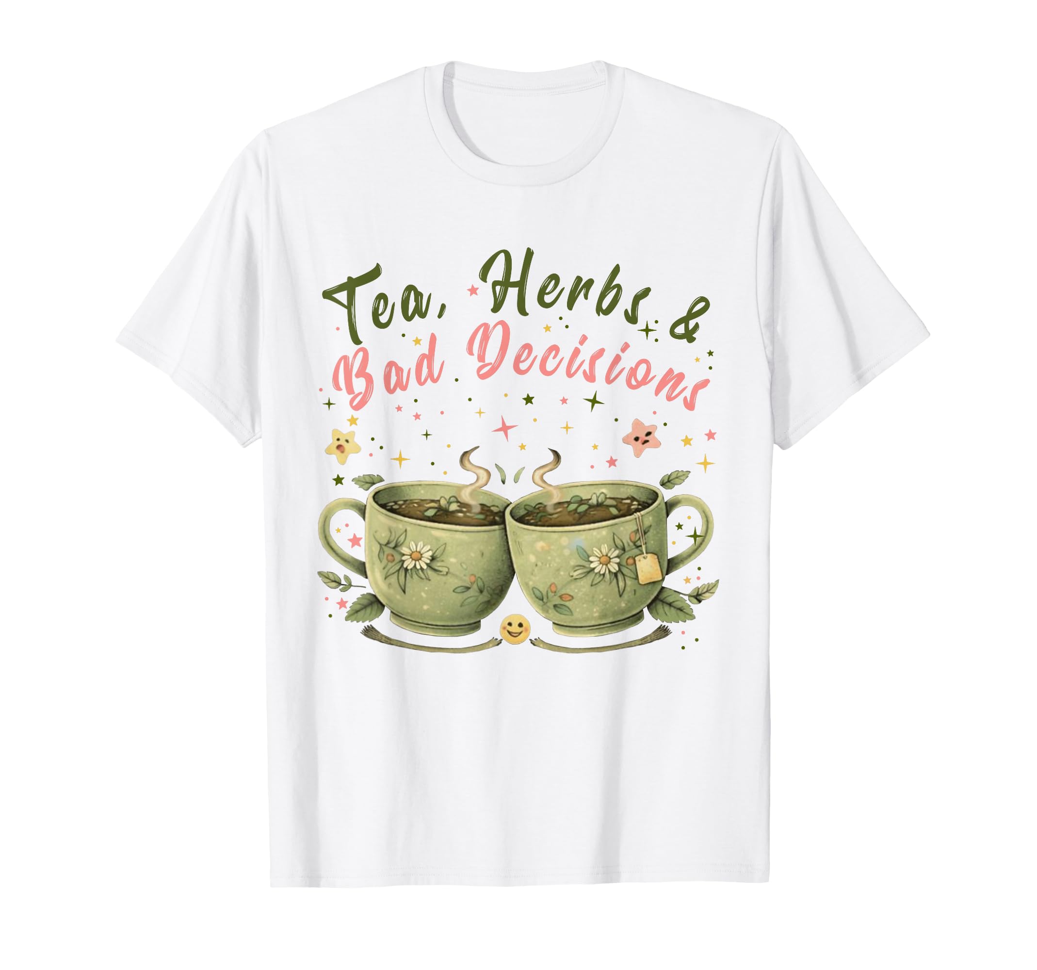 Funny Wellness Vibes Aesthetic Tea T-Shirt - Aesthetic Graphic for Adults - T-Shirt, Sweatshirt, Hoodie