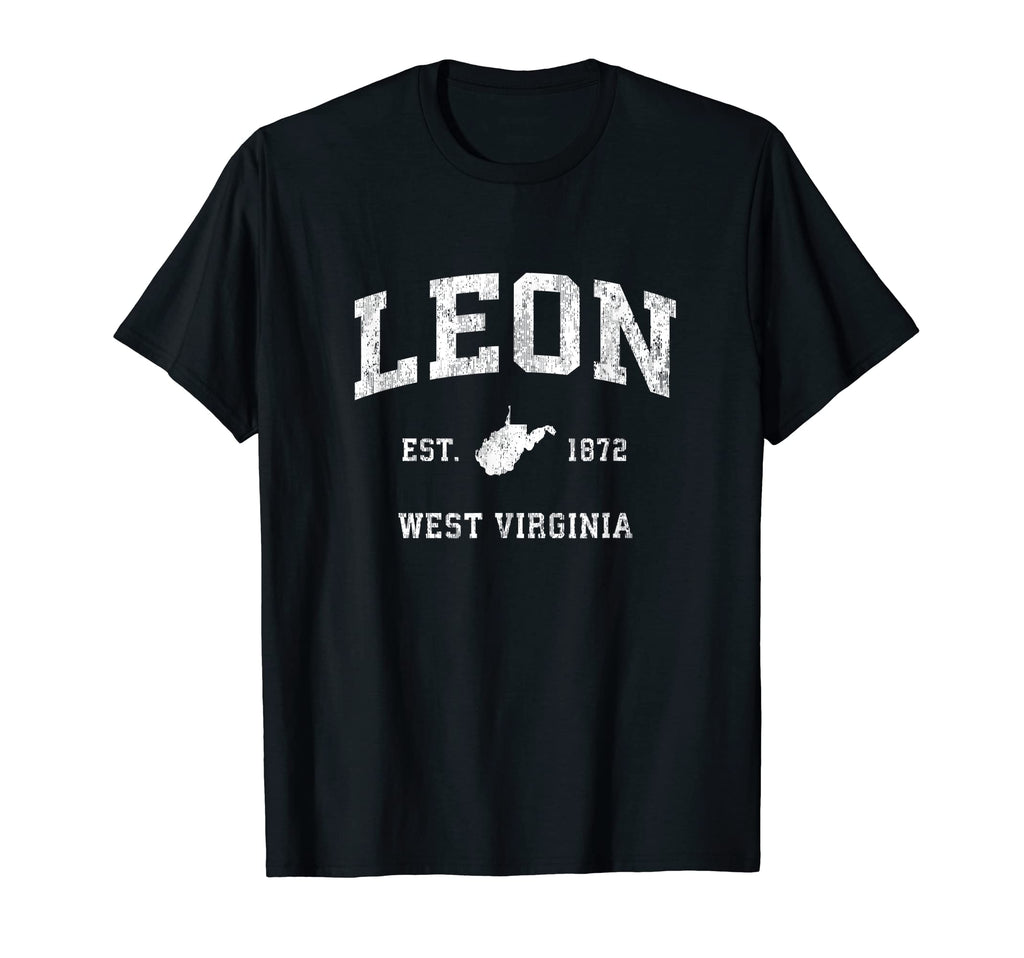Leon West Virginia Wv Athletic Sports T-Shirt - Novelty Apparel Men Women - T-Shirt, Sweatshirt, Hoodie