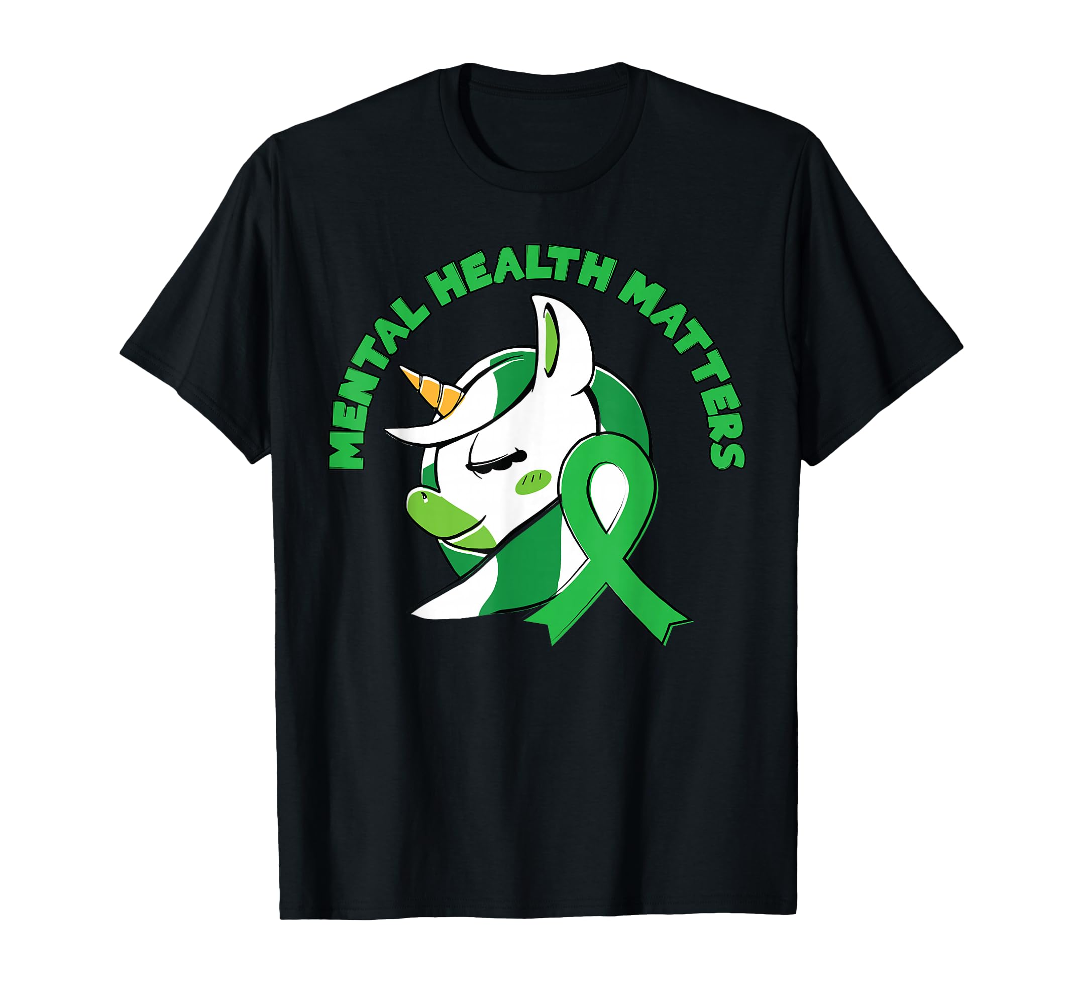 Mental Health Awareness Ribbon T-Shirt - Aesthetic Graphic for Adults - T-Shirt, Sweatshirt, Hoodie