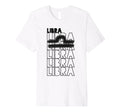Libra Star Sign Typography Astrology T-Shirt - Aesthetic Graphic for Adults - T-Shirt, Sweatshirt, Hoodie