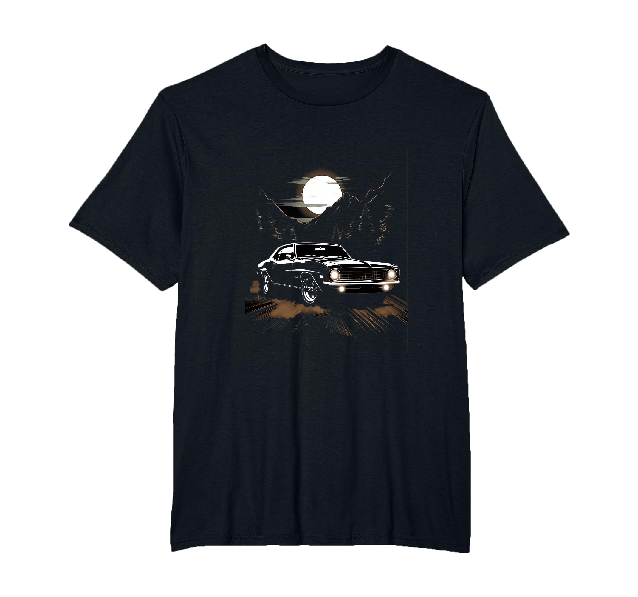 Muscle Car Car T-Shirt - Custom Art Print Men Women - T-Shirt, Sweatshirt, Hoodie