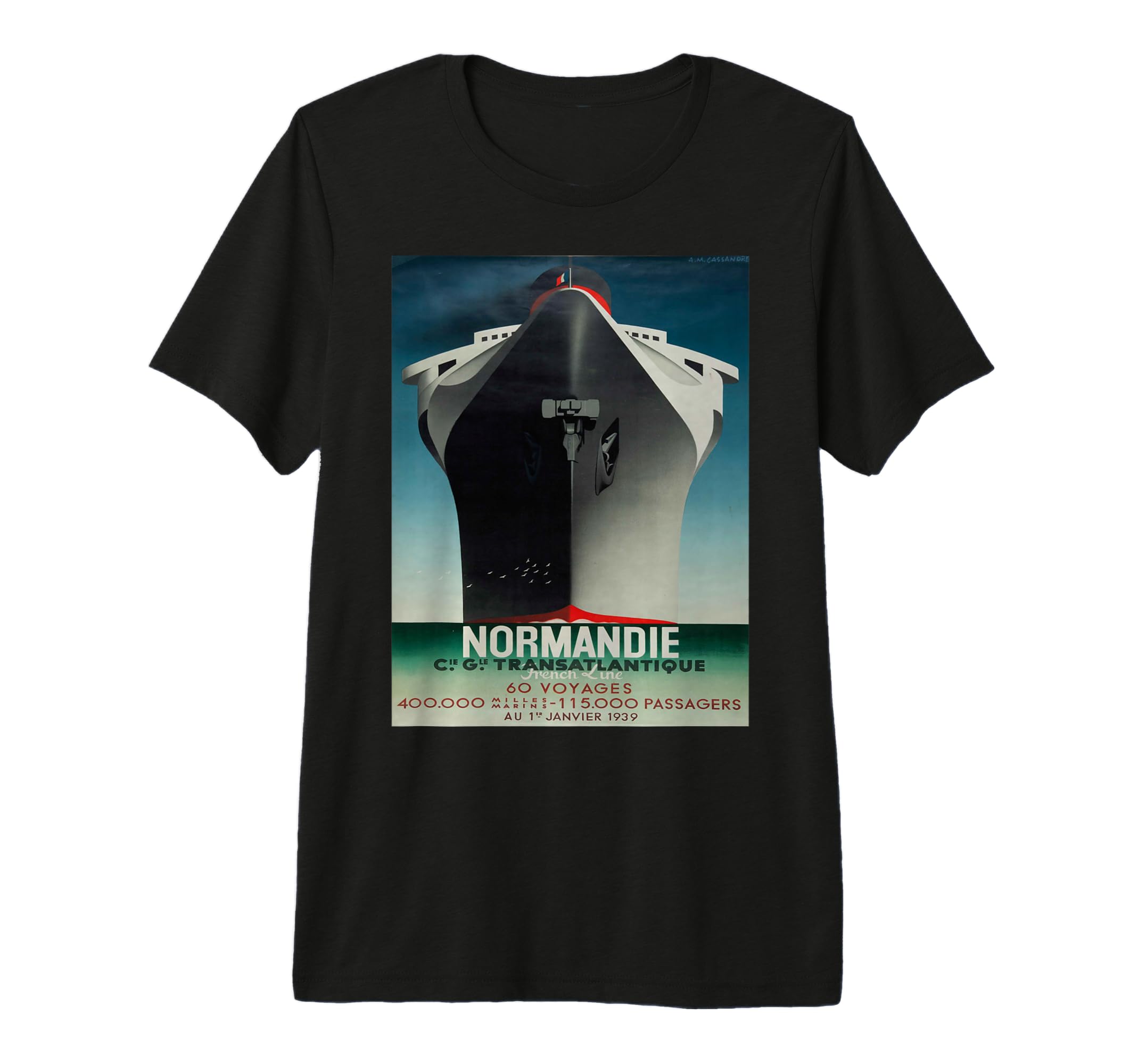Normandie T-Shirt - Unique Graphic for Adults - T-Shirt, Sweatshirt, Hoodie