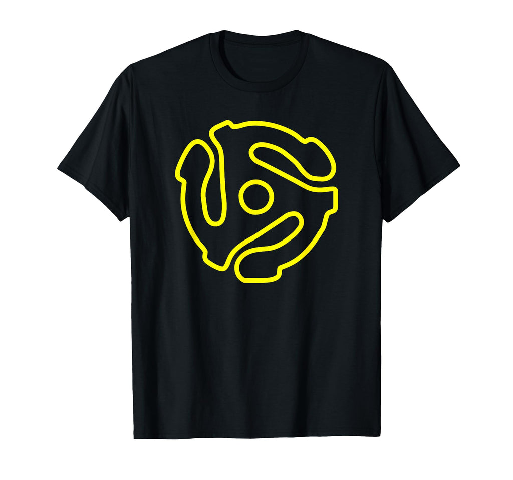 45 Rpm Record Adapter Vinyl Music T-Shirt - Casual Everyday Wear Men Women - T-Shirt, Sweatshirt, Hoodie