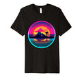 Palm Tree Vinyl Record Vaporwave Music T-Shirt - Fun Novelty Design Unisex - T-Shirt, Sweatshirt, Hoodie