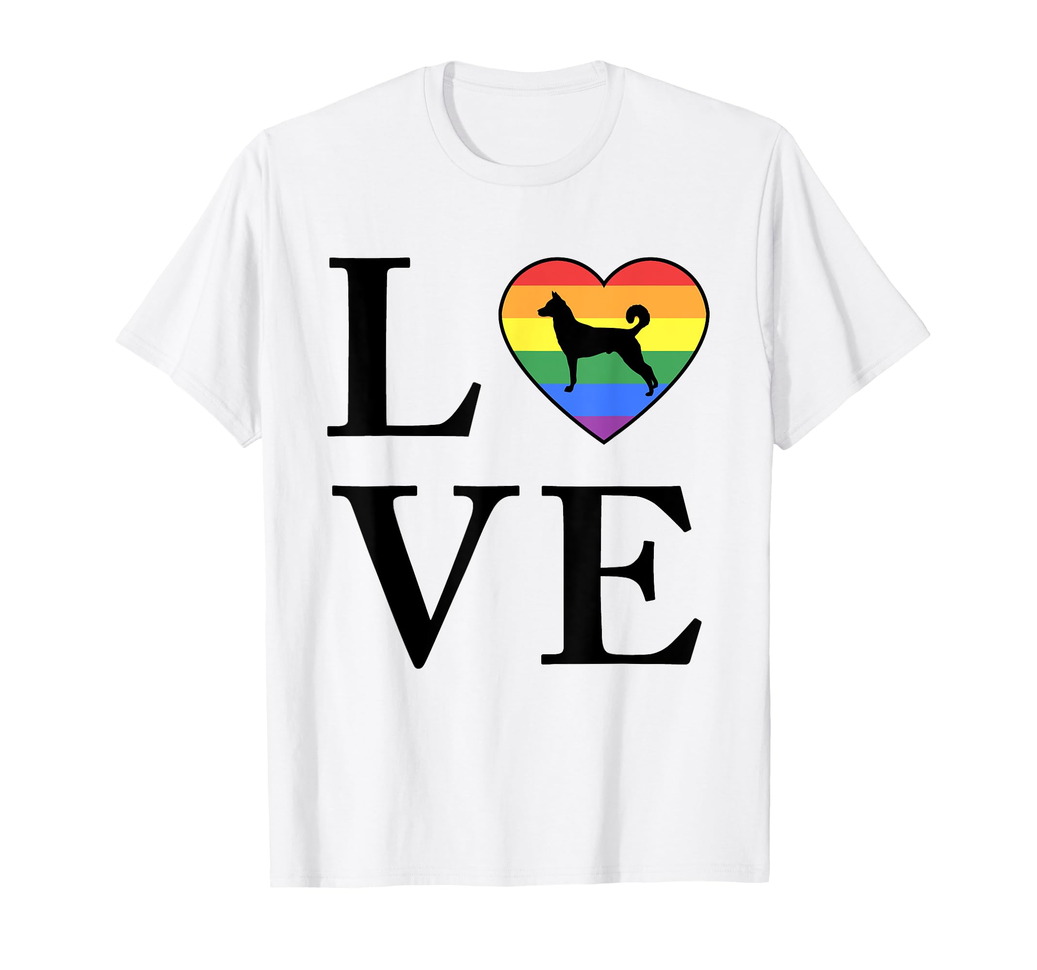 Dog Breed Canaan Word Love Typography T-Shirt - Aesthetic Graphic Unisex - T-Shirt, Sweatshirt, Hoodie