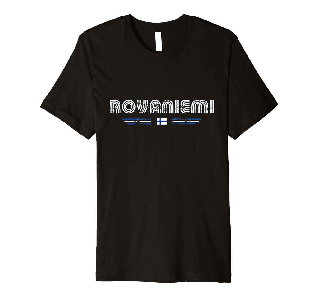 Rovaniemi Finland 70S 80S Type T-Shirt - Trendy Graphic Men Women - T-Shirt, Sweatshirt, Hoodie