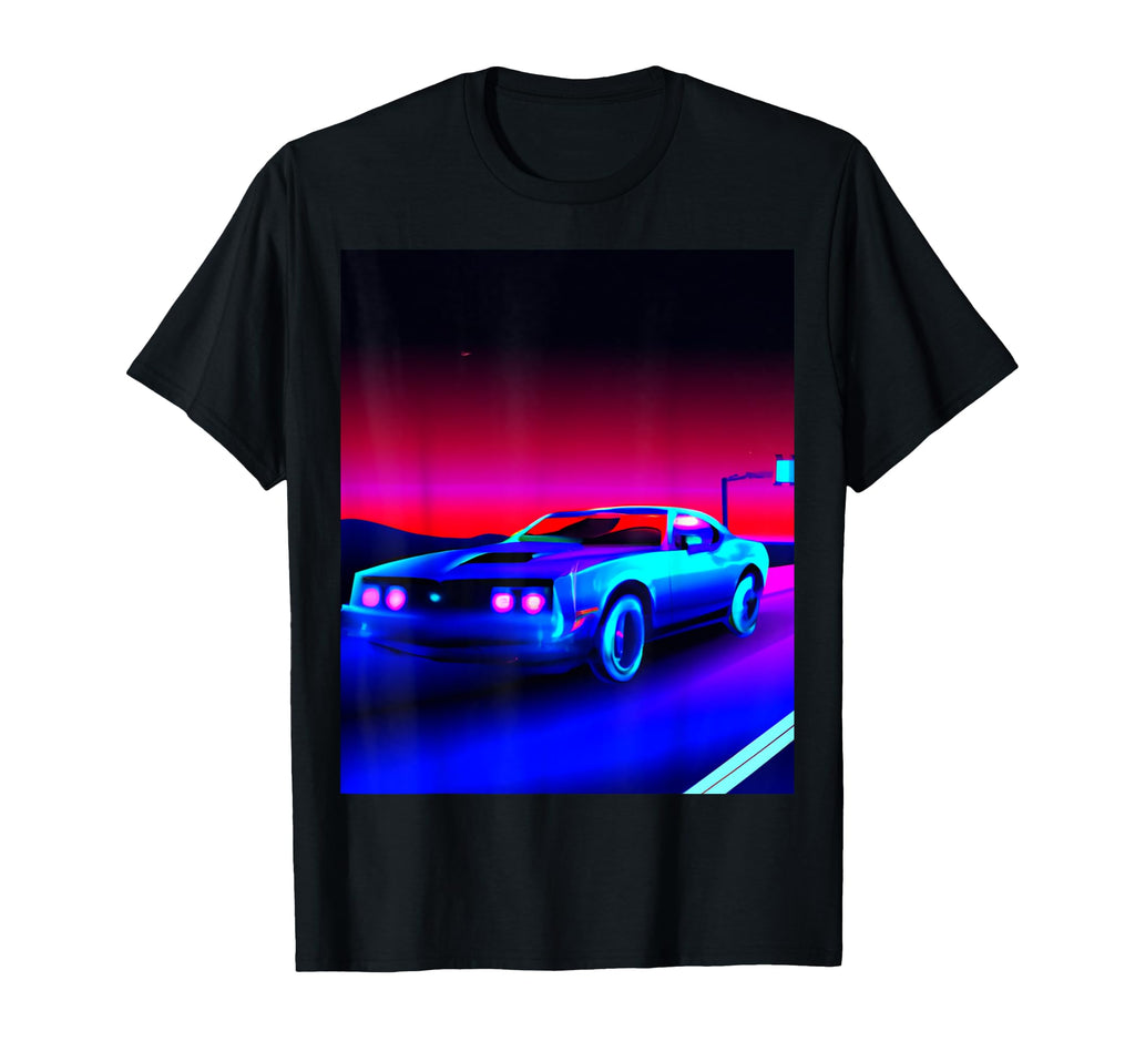 Vaporwave Aesthetic Synthwave Outrun T-Shirt - Minimalist Print for Adults - T-Shirt, Sweatshirt, Hoodie