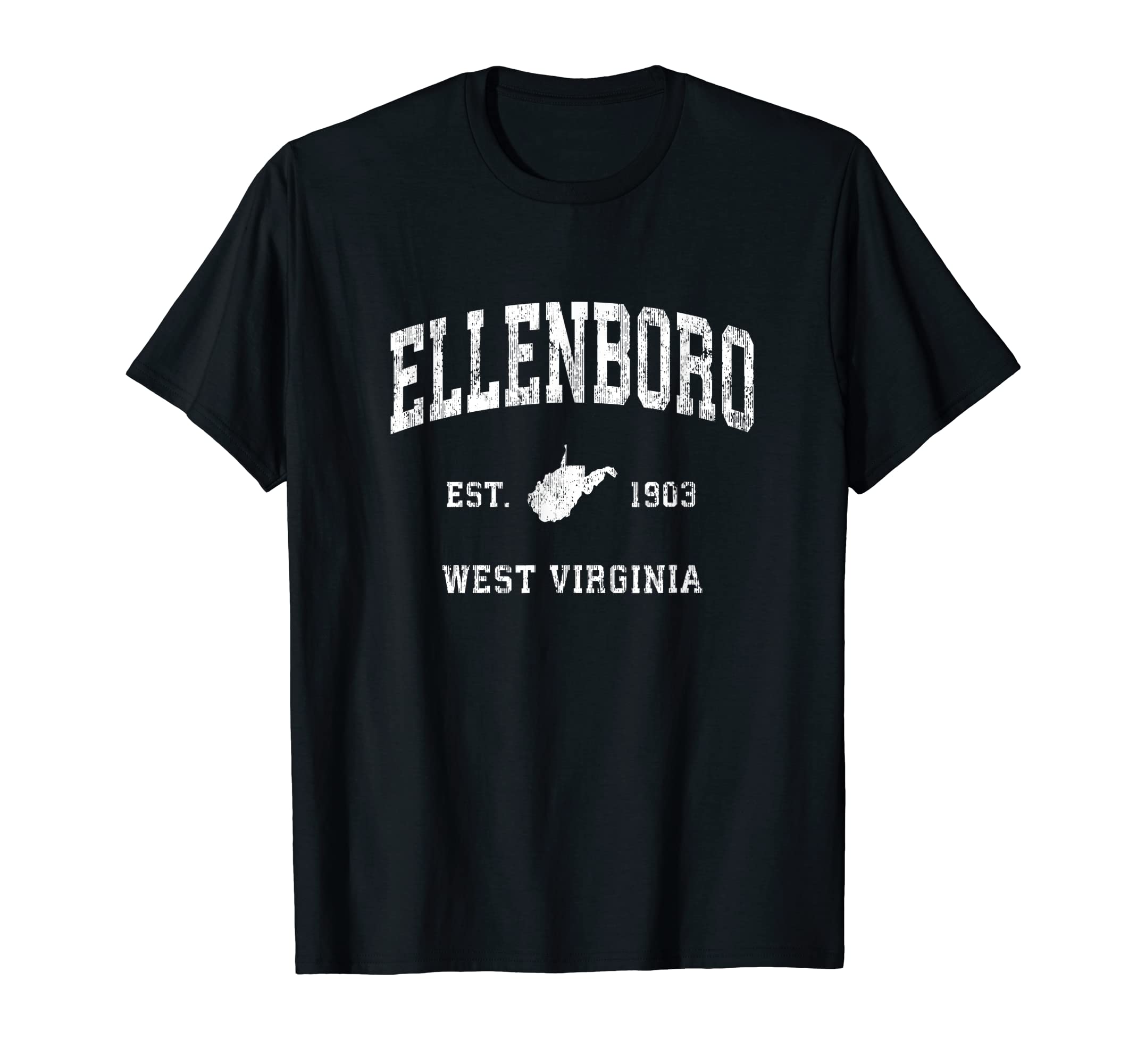 Ellenboro West Virginia Wv Athletic T-Shirt - Streetwear Style Unisex - T-Shirt, Sweatshirt, Hoodie