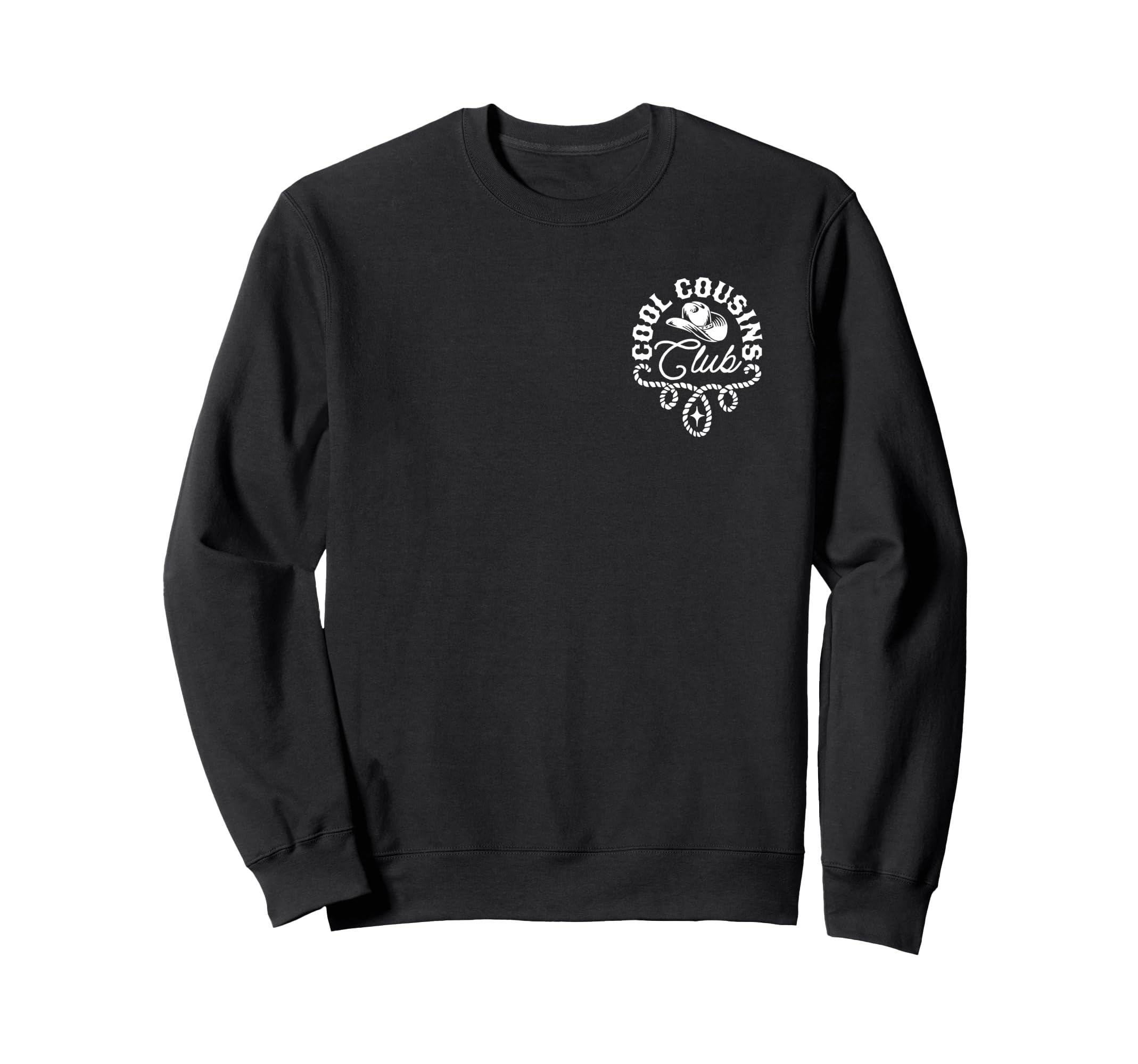 Cousins Club Western Front Back Sweatshirt - Streetwear Style for Adults - T-Shirt, Sweatshirt, Hoodie
