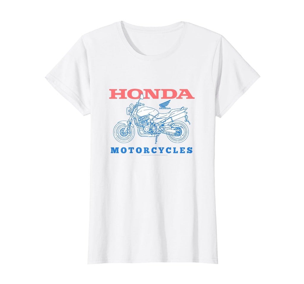 Honda Powersports Red White Blue T-Shirt - Minimalist Print for Adults - T-Shirt, Sweatshirt, Hoodie