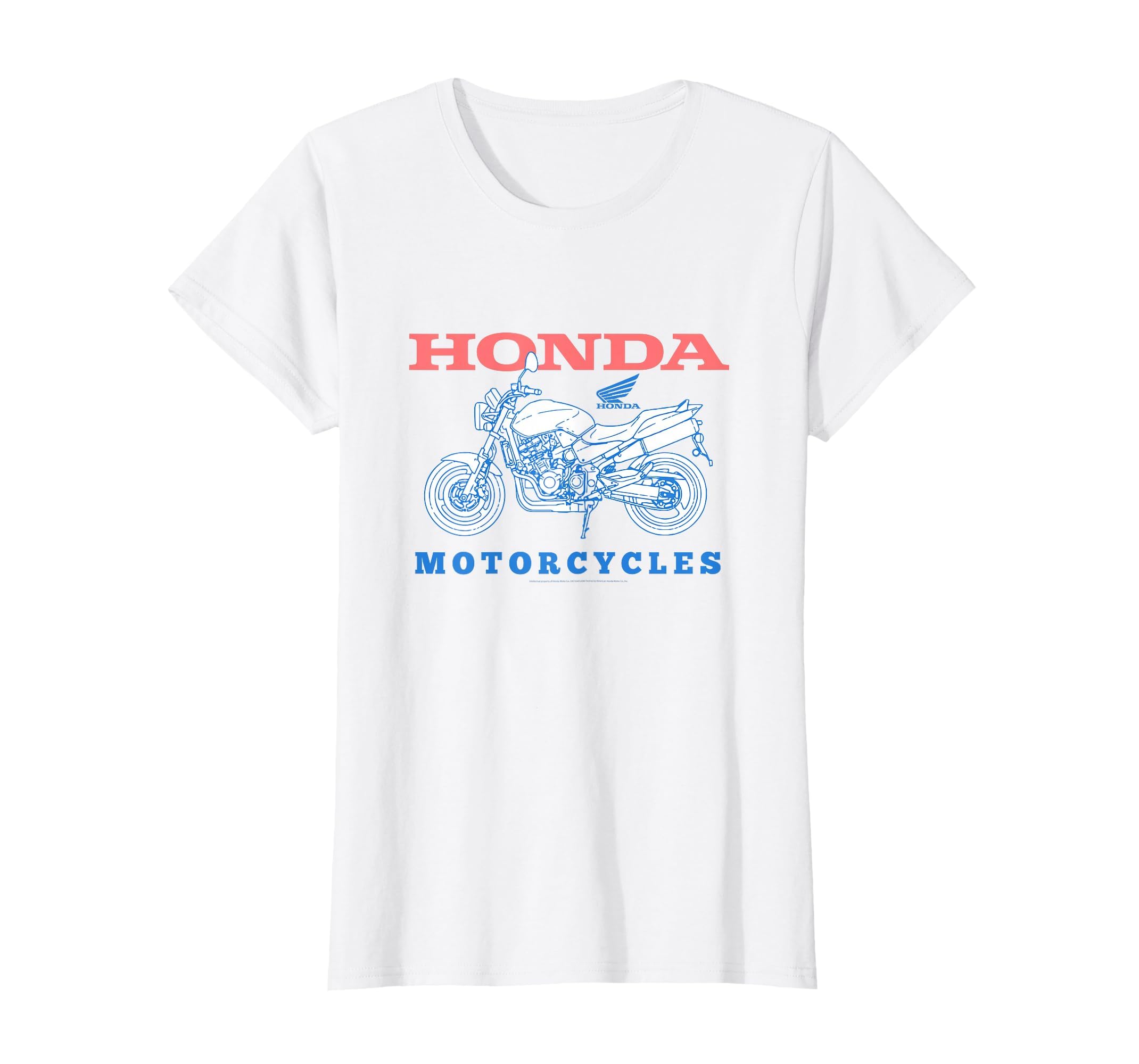 Honda Powersports Red White Blue T-Shirt - Minimalist Print for Adults - T-Shirt, Sweatshirt, Hoodie