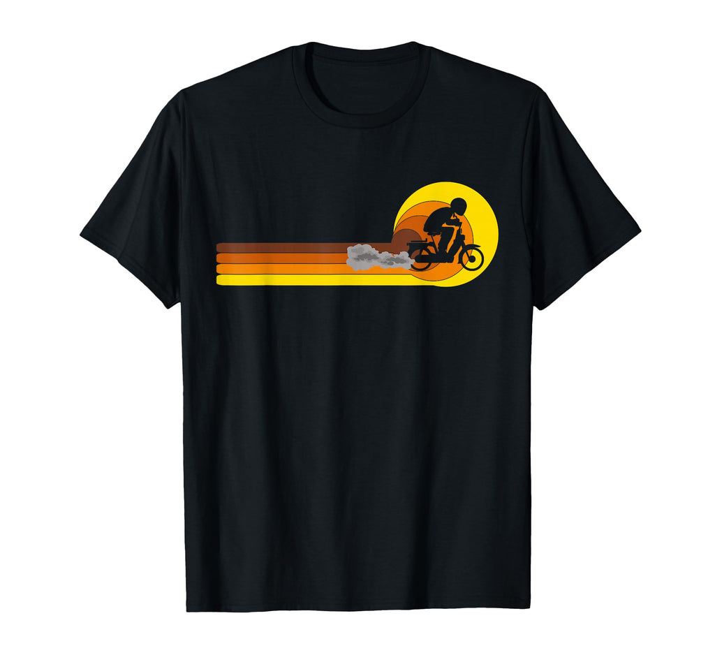 Moped Bike Mofas Moped Motorcycle 70S T-Shirt - Minimalist Print Unisex - T-Shirt, Sweatshirt, Hoodie